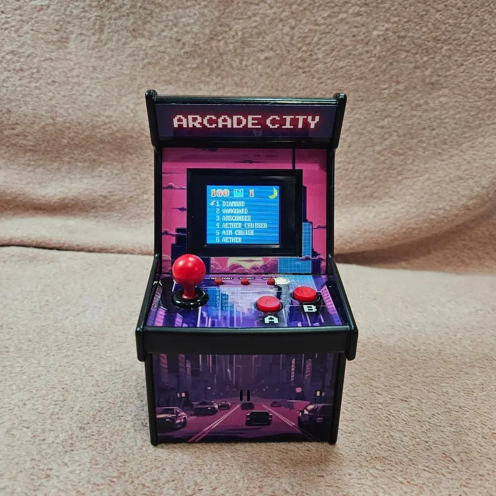 Arcade City 100-in-1 Mini Retro Arcade Game Console